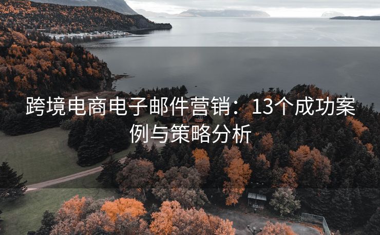 跨境電商電子郵件營(yíng)銷：13個(gè)成功案例與策略分析