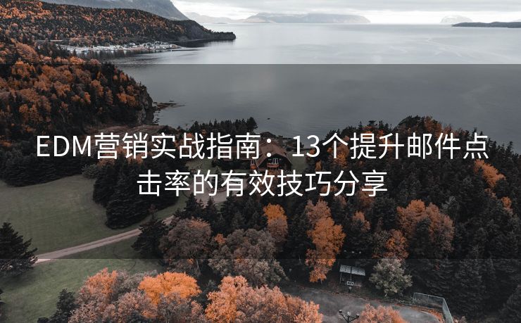 EDM營銷實(shí)戰(zhàn)指南：13個(gè)提升郵件點(diǎn)擊率的有效技巧分享