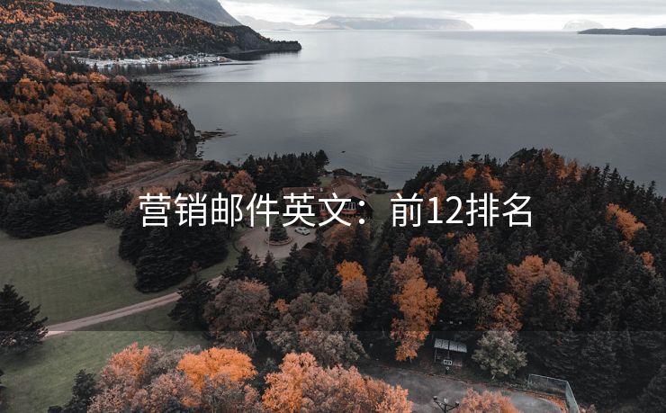 營(yíng)銷(xiāo)郵件英文：前12排名